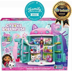 Gabby’s Purrfect Dollhouse NIB Netflix Dreamworks 15 pieces w/sound SEE PHOTOS